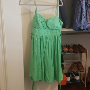 Green summer dress